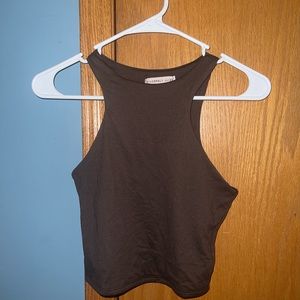 womens brown tank